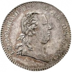 Аверс монеты Вольный город Франкфурт, 2 дуката, 1790, Коронация Леопольда II