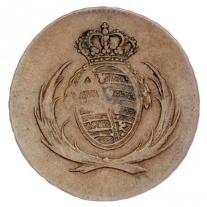 Аверс монеты Королевство Саксония, 4 пфеннига, 1808-1810