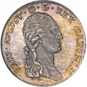 Аверс монеты Королевство Саксония, 1 талер, 1806