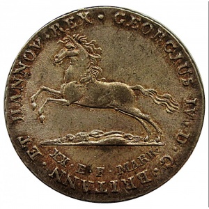 Аверс монеты Королевство Ганновер, 16 грошей, 1821