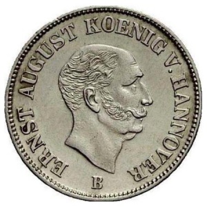 Аверс монеты Королевство Ганновер, ¹⁄₁₂ талера, 1841-1847