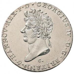 Аверс монеты Королевство Ганновер, ⅔ талера, 1822-1829