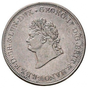 Аверс монеты Королевство Ганновер, ⅔ талера, 1826-1828