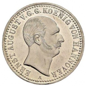 Аверс монеты Королевство Ганновер, 1 талер, 1838-1840