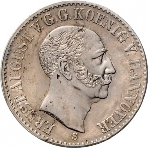 Аверс монеты Королевство Ганновер, 1 талер, 1841