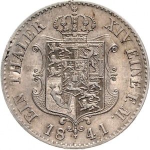 Реверс монеты Королевство Ганновер, 1 талер, 1841