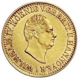 Аверс монеты Королевство Ганновер, 2½ талера, 1836-1837