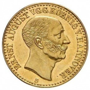 Аверс монеты Королевство Ганновер, 10 талеров, 1844-1848