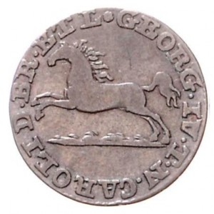 Аверс монеты Герцогство Брауншвейг, 1 пфенниг, 1819-1820