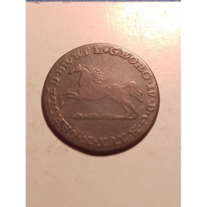 Аверс монеты Герцогство Брауншвейг, 2 пфеннига, 1823