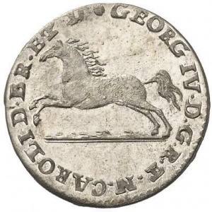 Аверс монеты Герцогство Брауншвейг, 1/24 талера, 1820