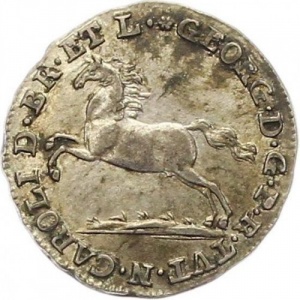 Аверс монеты Герцогство Брауншвейг, ¹⁄₁₂ талера, 1820