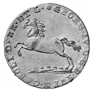 Аверс монеты Герцогство Брауншвейг, ¹⁄₁₂ талера, 1821-1823