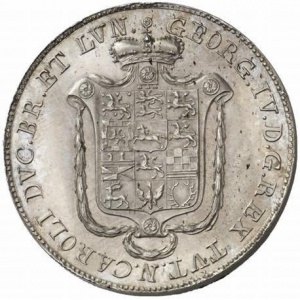 Аверс монеты Герцогство Брауншвейг, 1 талер, 1821