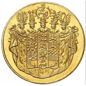 Аверс монеты Герцогство Брауншвейг, 1 дукат, 1825