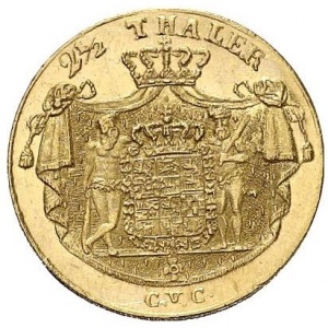 Реверс монеты Герцогство Брауншвейг, 2½ талера, 1829