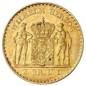 Аверс монеты Герцогство Брауншвейг, 5 талеров, 1832-1834