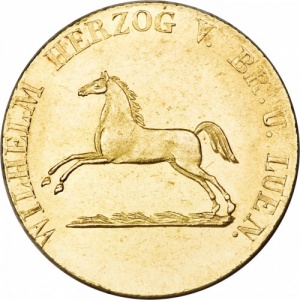 Аверс монеты Герцогство Брауншвейг, 10 талеров, 1831