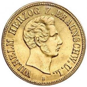 Аверс монеты Герцогство Брауншвейг, 10 талеров, 1850