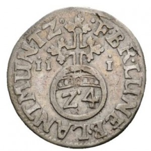 Реверс монеты Герцогство Брауншвейг, 1/24 талера, 1674-1691