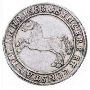 Аверс монеты Герцогство Брауншвейг, ¼ талера, 1649-1665