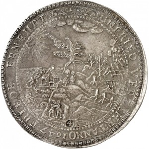 Реверс монеты Герцогство Брауншвейг, 4 талера, 1647