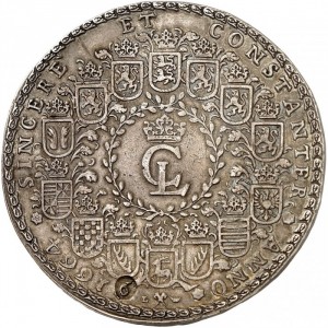 Аверс монеты Герцогство Брауншвейг, 6 талеров, 1664