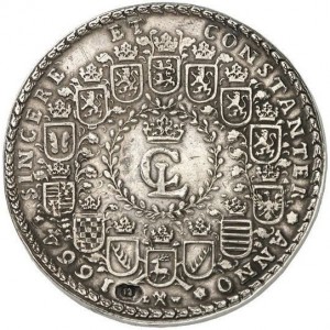 Аверс монеты Герцогство Брауншвейг, 12 талеров, 1664