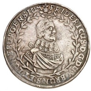 Аверс монеты Герцогство Брауншвейг, ½ талера, 1648, Смерть Фридриха IV
