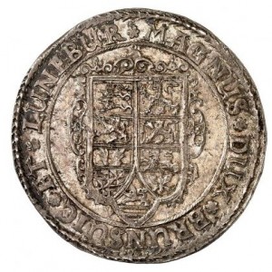 Аверс монеты Герцогство Брауншвейг, 1 талер, 1632, Смерть Магнуса, брата Кристиана