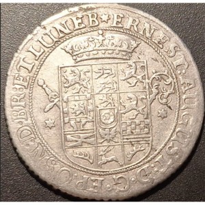 Аверс монеты Герцогство Брауншвейг, ⅔ талера, 1690-1692