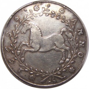 Реверс монеты Герцогство Брауншвейг, 1 талер, 1665-1673