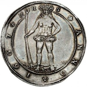 Реверс монеты Герцогство Брауншвейг, 1 талер, 1665-1667