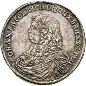 Аверс монеты Герцогство Брауншвейг, 1 талер, 1666-1671