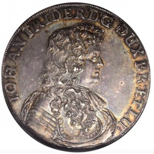 Аверс монеты Герцогство Брауншвейг, 1 талер, 1673-1676