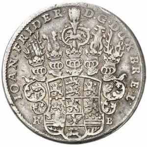 Аверс монеты Герцогство Брауншвейг, 1 талер, 1678