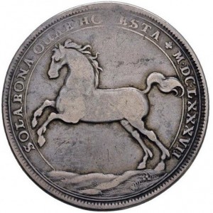 Реверс монеты Герцогство Брауншвейг, 1 талер, 1687