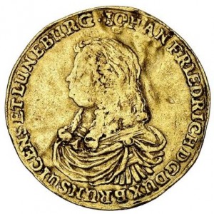 Аверс монеты Герцогство Брауншвейг, 1 дукат, 1668