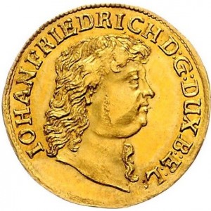 Аверс монеты Герцогство Брауншвейг, 1 дукат, 1673-1679