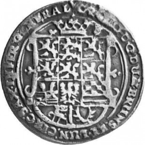 Аверс монеты Герцогство Брауншвейг, ⅛ талера, 1641, Смерть Георга