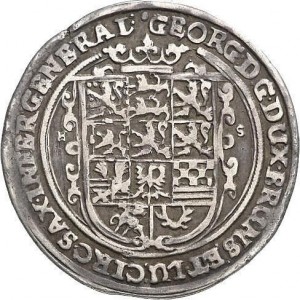 Аверс монеты Герцогство Брауншвейг, ¼ талера, 1641, Смерть Георга