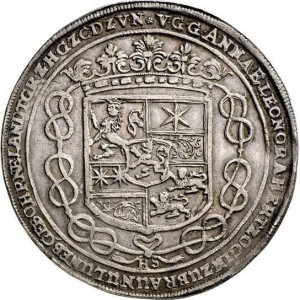 Аверс монеты Герцогство Брауншвейг, 1 талер, 1659, Смерть Энн Элеоноры, жены Георга