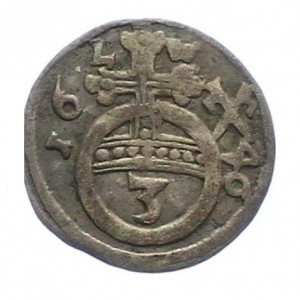 Реверс монеты Герцогство Брауншвейг, 3 пфеннига, 1637-1648