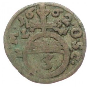 Реверс монеты Герцогство Брауншвейг, 3 пфеннига, 1662