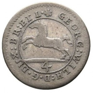 Аверс монеты Герцогство Брауншвейг, 4 мариенгроша, 1703-1704