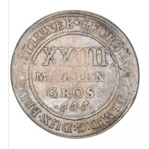 Реверс монеты Герцогство Брауншвейг, 24 мариенгроша, 1690-1691