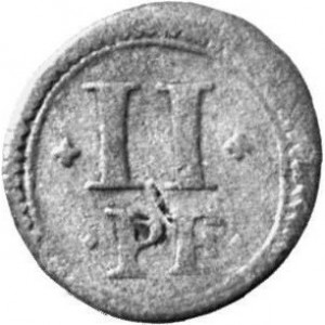 Реверс монеты Герцогство Брауншвейг, 2 пфеннига, 1683