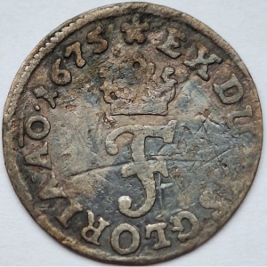 Аверс монеты Герцогство Брауншвейг, 1 мариенгрош, 1675-1679