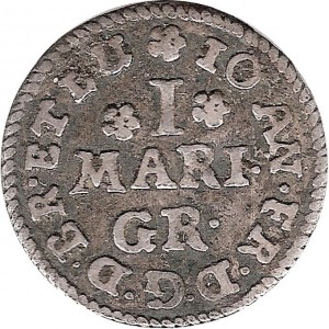 Реверс монеты Герцогство Брауншвейг, 1 мариенгрош, 1675