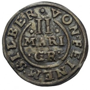 Реверс монеты Герцогство Брауншвейг, 2 мариенгроша, 1642-1648